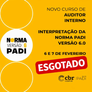 Curso Auditor Interno + Interpretação da Norma Padi - Versão 6.0_Fev.26