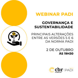 Webinar Padi: Governança e Sustentabilidade