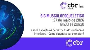 Sig Musculoesquelético: Lesões esportivas pediátricas dos membros inferiores - Como diagnosticar e relatar? - Maio 2026